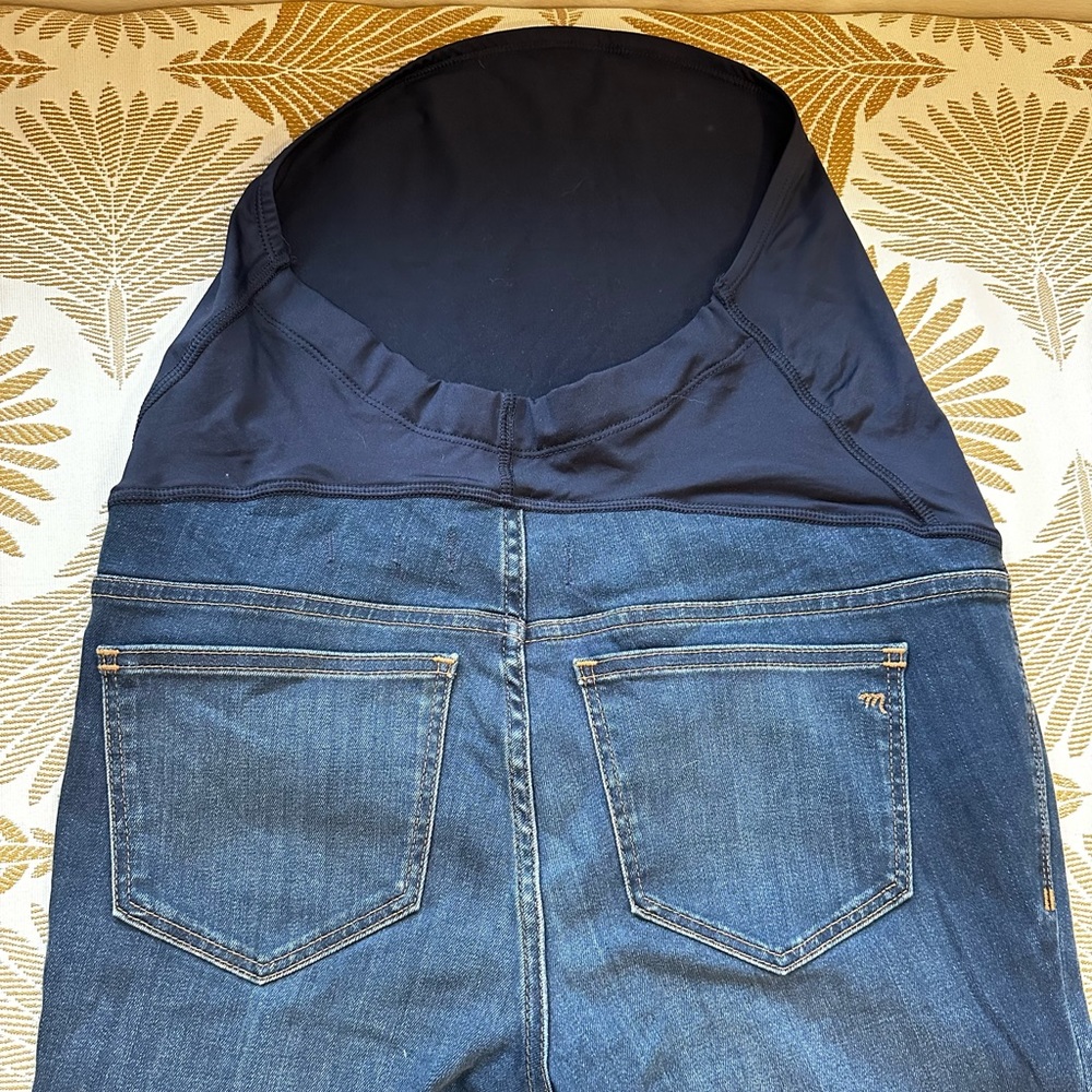 Maternity Over-the-Belly Skinny Jeans in Coronet Wash